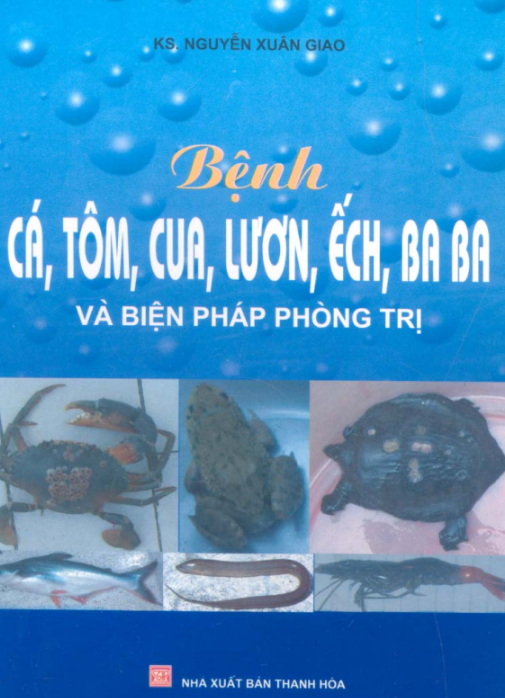 [Sách] Bệnh Cá, Tôm, Cua, Lươn, Ếch, Ba ba và biện pháp phòng trị
